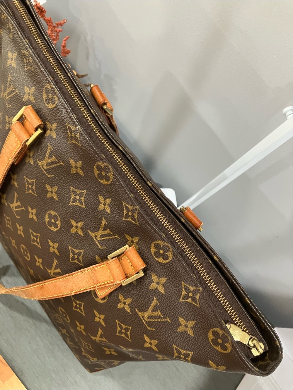 Louis Vuitton Brown Monogram Canvas Tote - Picture 4 of 15